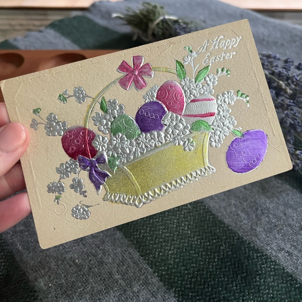 10 for $20! 

A Happy Easter Antique Postcard